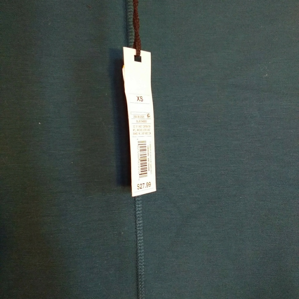 Prologue XS Teal Long Sleeved Sweatshirt Dress - Picture 2 of 6